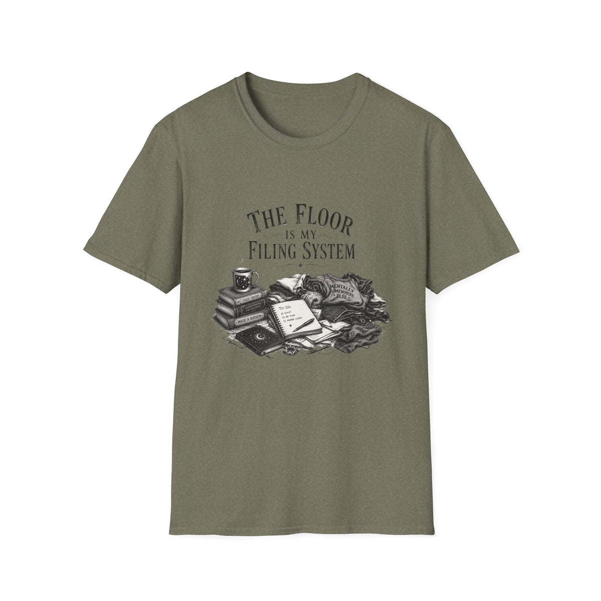 The Floor is My Filing System T-Shirt