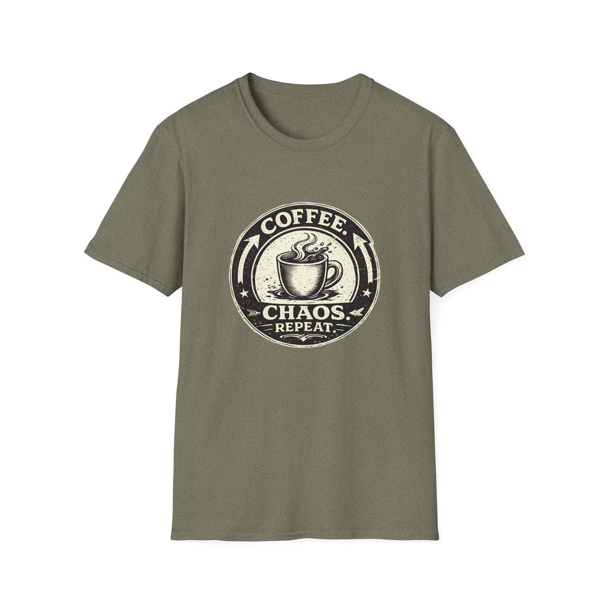 Coffee. Chaos. Repeat. T-Shirt