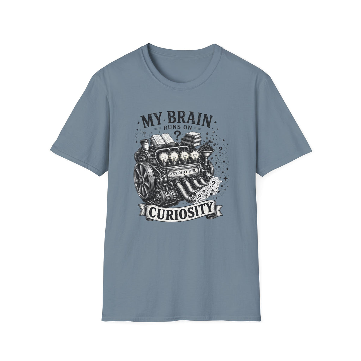 My Brain Runs on Curiosity T-Shirt