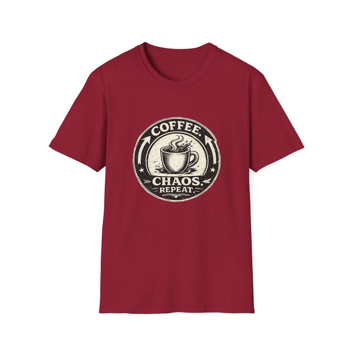 Coffee. Chaos. Repeat. T-Shirt