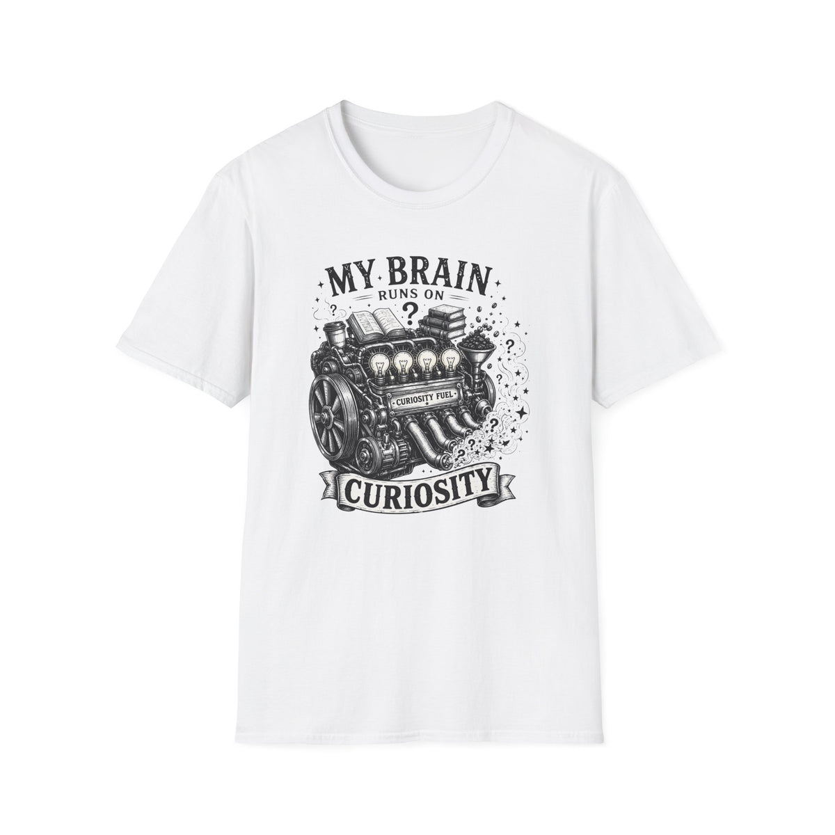 My Brain Runs on Curiosity T-Shirt