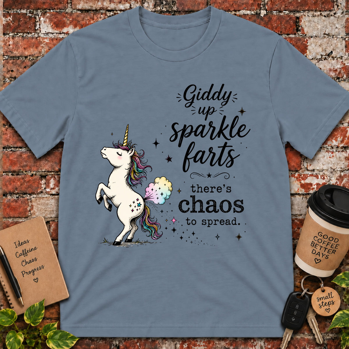 Giddy Up Sparkle Farts T-Shirt