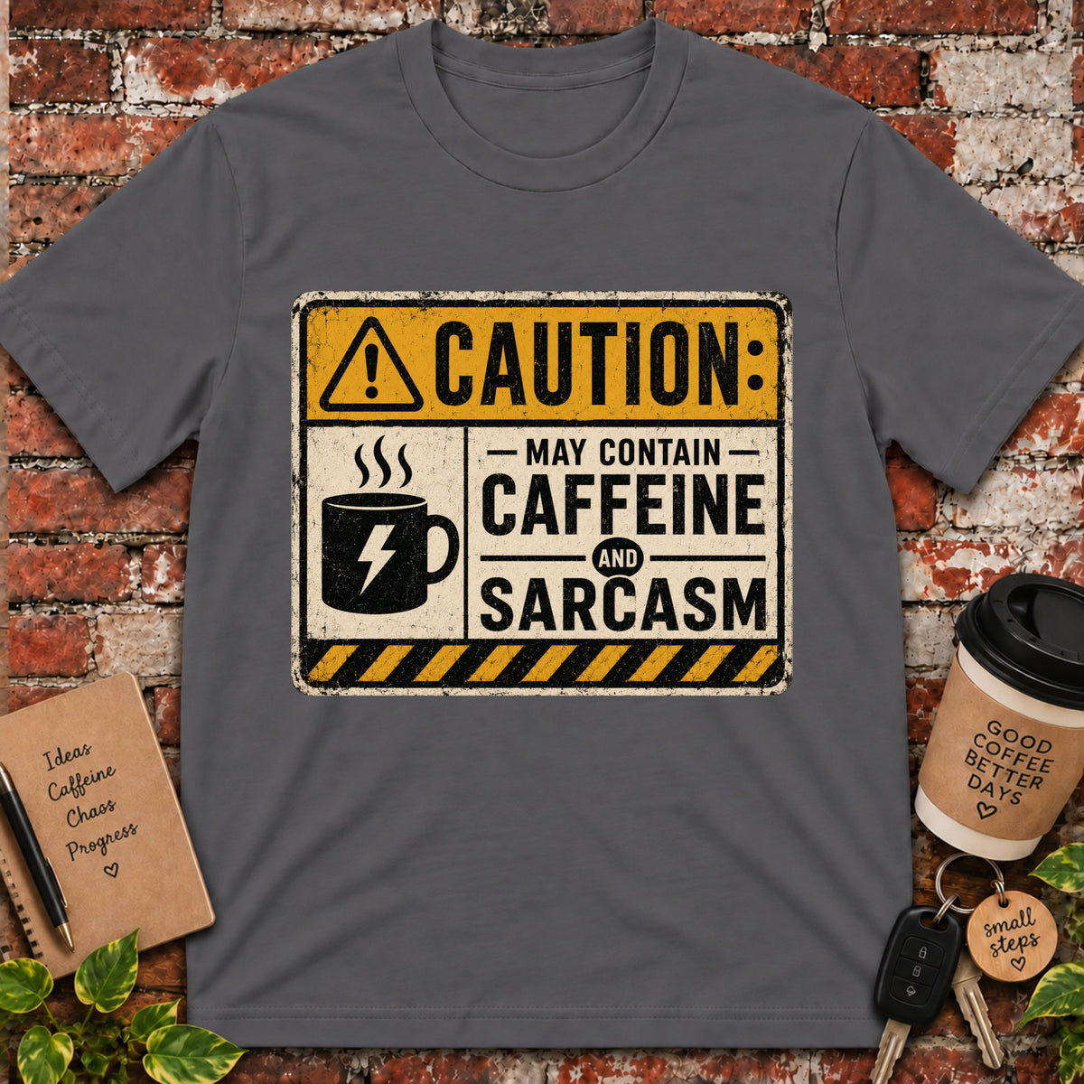 Caution May Contain CaffeineT-Shirt