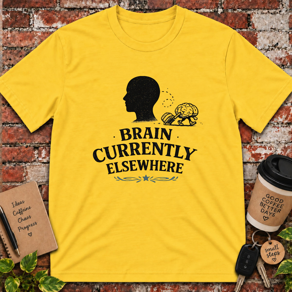 Brain Currently Elsewhere T-Shirt