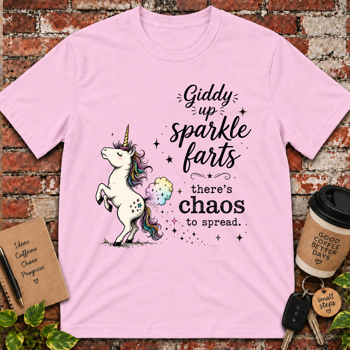 Giddy Up Sparkle Farts T-Shirt