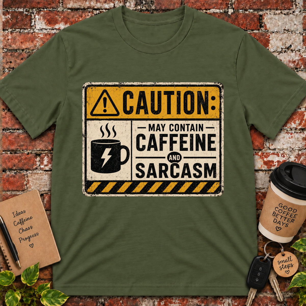 Caution May Contain CaffeineT-Shirt