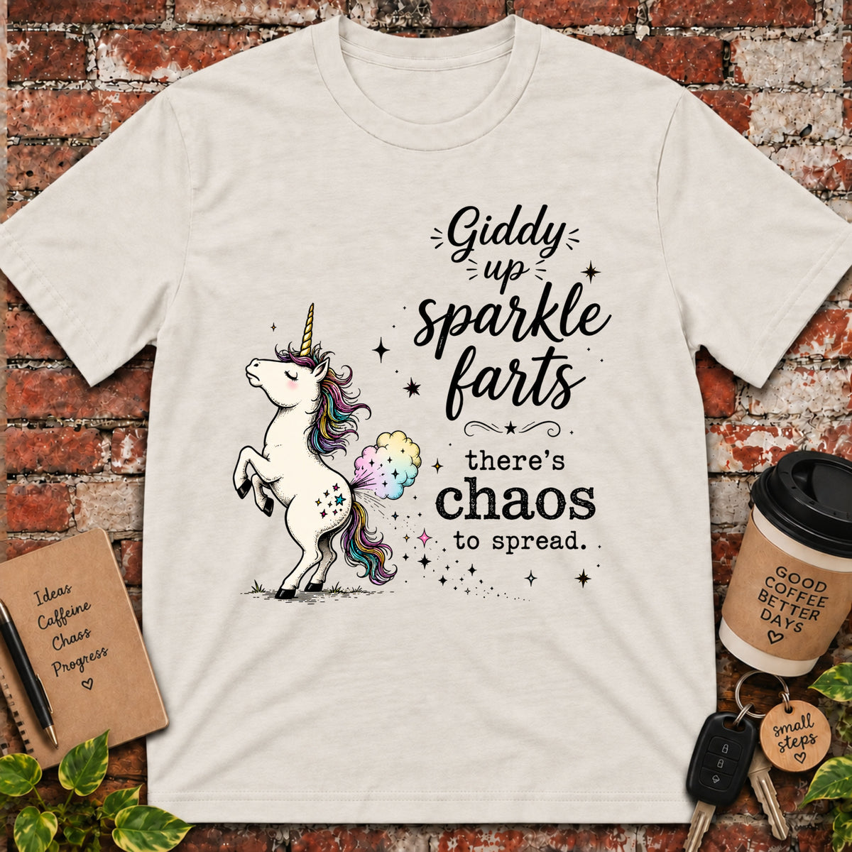 Giddy Up Sparkle Farts T-Shirt