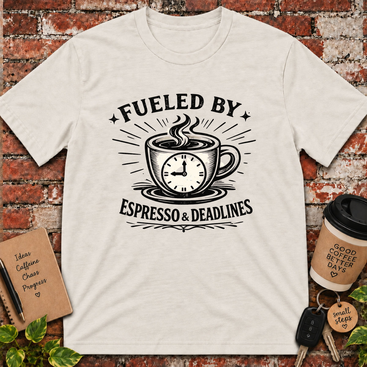 Fueled by Espresso and Deadlines T-Shirt