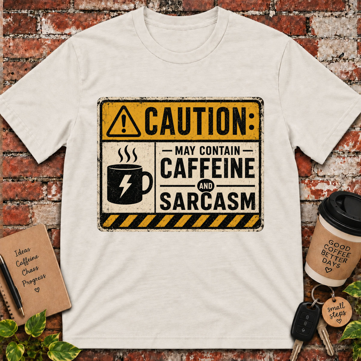 Caution May Contain CaffeineT-Shirt
