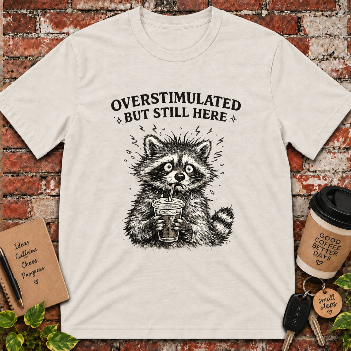 Overstimulated but Still Here T-Shirt