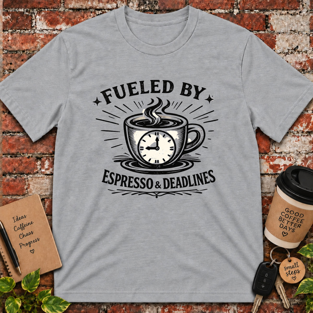 Fueled by Espresso and Deadlines T-Shirt