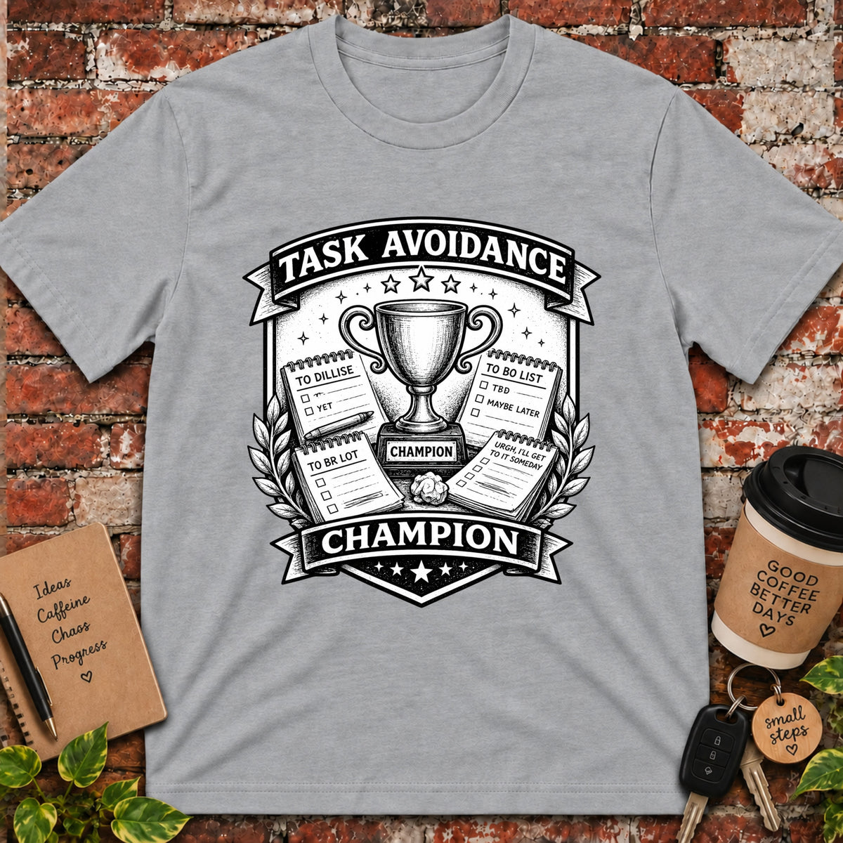 Task Avoidance Champion T-Shirt