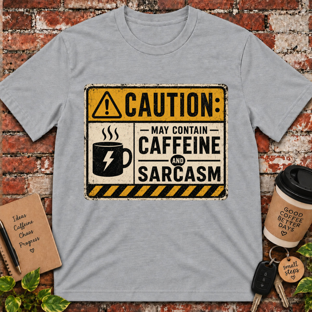 Caution May Contain CaffeineT-Shirt