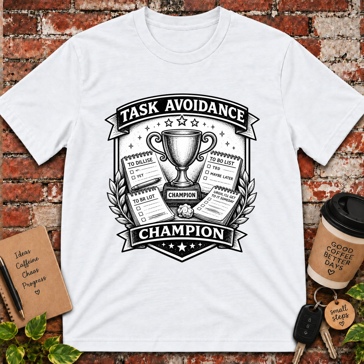 Task Avoidance Champion T-Shirt